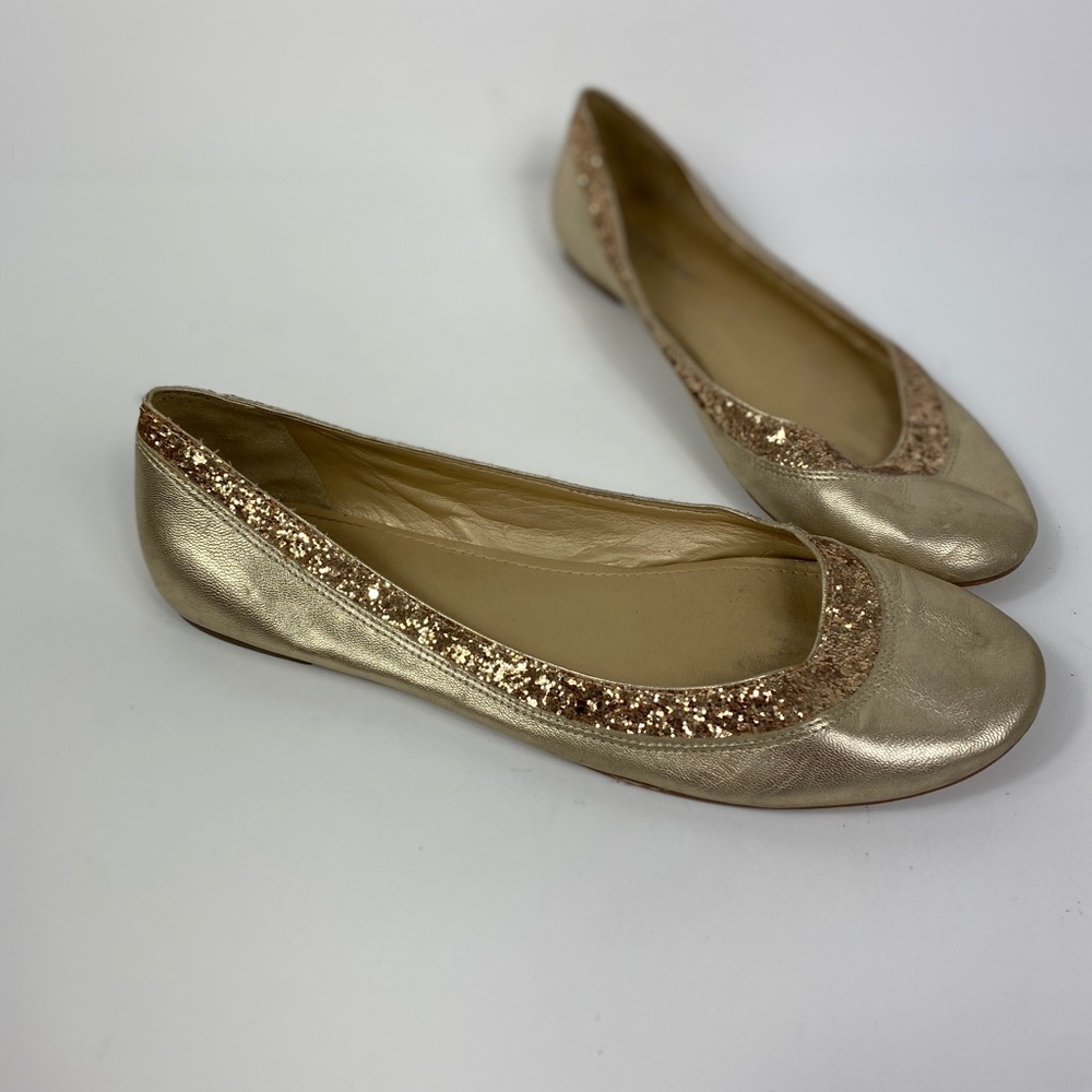 💖Gianni Bini gold flats